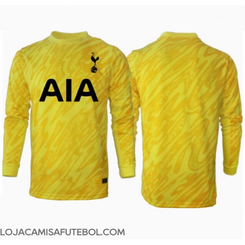 Camisa de Futebol Tottenham Hotspur Goleiro Equipamento Principal 2024-25 Manga Comprida
